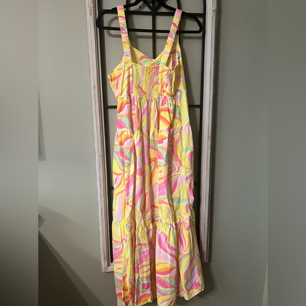 Terra & Sky Pastel Smocked dress